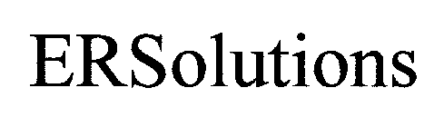 ERSOLUTIONS