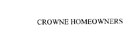 CROWNE HOMEOWNERS