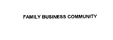 FAMILY BUSINESS COMMUNITY