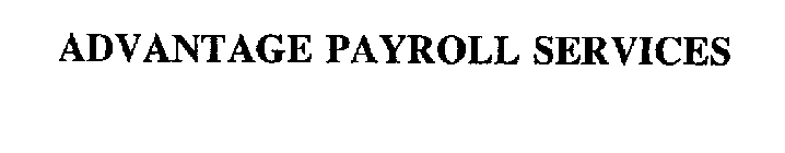 ADVANTAGE PAYROLL SERVICES