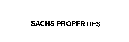 SACHS PROPERTIES