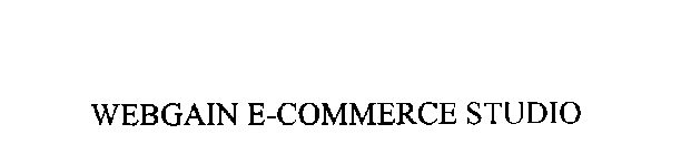 WEBGAIN E-COMMERCE STUDIO