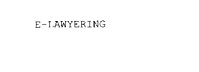 E-LAWYERING