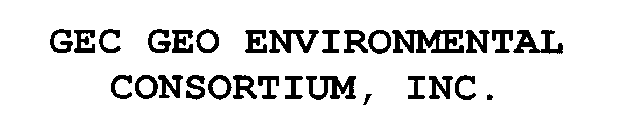 GEC GEO ENVIRONMENTAL CONSORTIUM, INC.