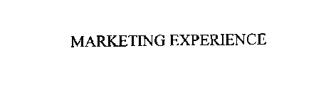 MARKETING EXPERIENCE