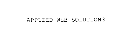 APPLIED WEB SOLUTIONS