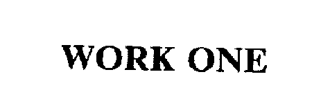 WORK ONE