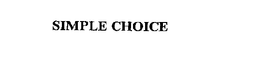 SIMPLE CHOICE