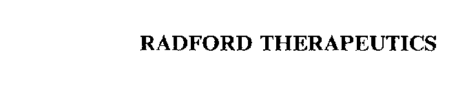 RADFORD THERAPEUTICS