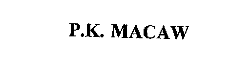 P.K. MACAW