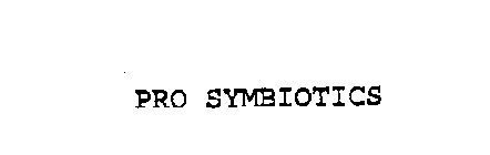 PRO SYMBIOTICS