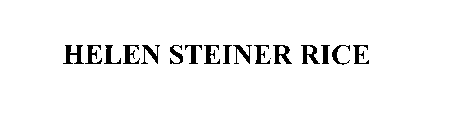 HELEN STEINER RICE