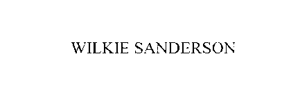 WILKIE SANDERSON
