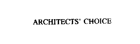 ARCHITECTS' CHOICE