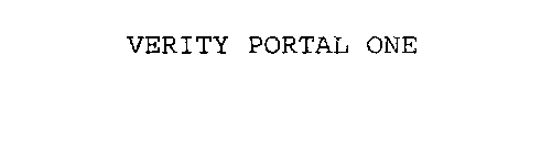 VERITY PORTAL ONE