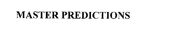 MASTER PREDICTIONS