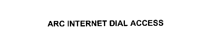 ARC INTERNET DIAL ACCESS