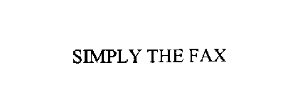 SIMPLY THE FAX