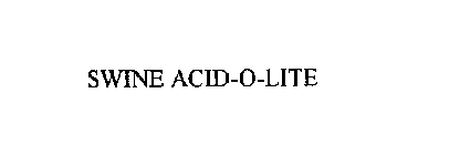 SWINE ACID-O-LITE