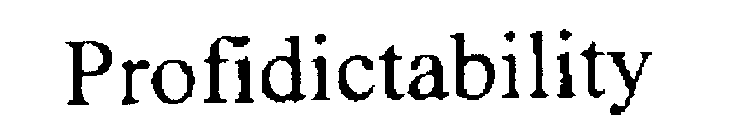 PROFIDICTABILITY