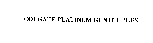 COLGATE PLATINUM GENTLE PLUS