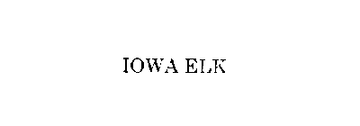 IOWA ELK