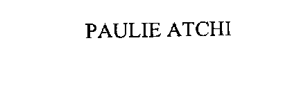 PAULIE ATCHI