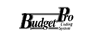 BUDGET PRO CODING SYSTEM