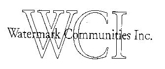 WCI WATERMARK COMMUNITIES, INC.