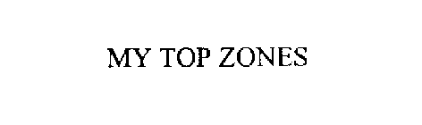 MY TOP ZONES