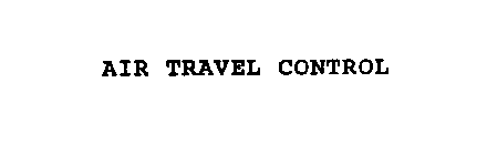 AIR TRAVEL CONTROL