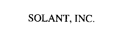 SOLANT, INC.