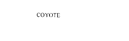 COYOTE