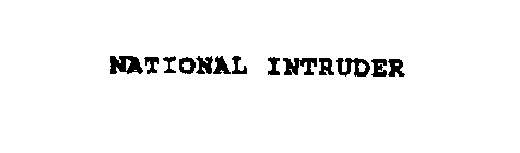 NATIONAL INTRUDER