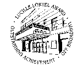 LUCILLE LORTEL AWARD OUTSTANDING ACHIEVEMENT OFF BROADWAY LUCILLE LORTEL NY'S FOREMOST OFF-BROADWAY THEATER