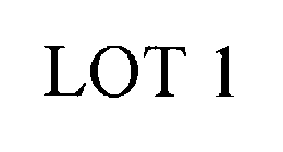 LOT 1