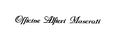 OFFICINE ALFIERI MASERATI