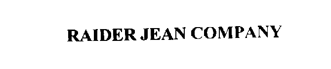 RAIDER JEAN COMPANY