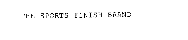 THE SPORTS FINISH BRAND