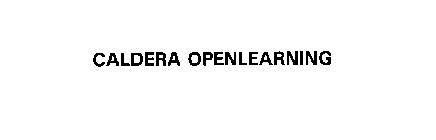 CALDERA OPENLEARNING