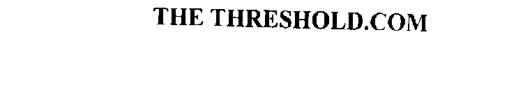 THE THRESHOLD.COM