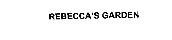 REBECCA'S GARDEN