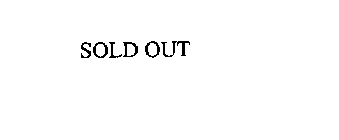 SOLD OUT