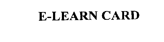 E-LEARN CARD