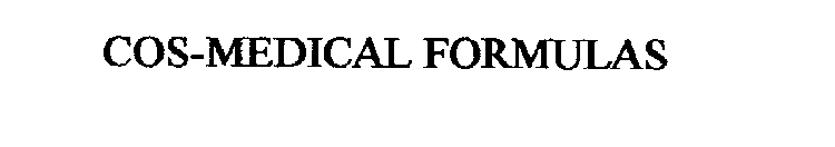 COS-MEDICAL FORMULAS