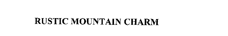 RUSTIC MOUNTAIN CHARM