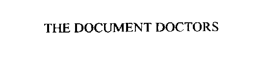 THE DOCUMENT DOCTORS