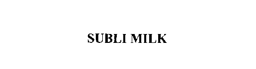 SUBLI MILK