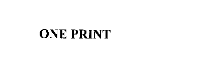 ONE PRINT