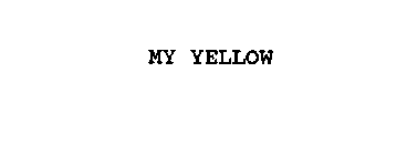 MY YELLOW